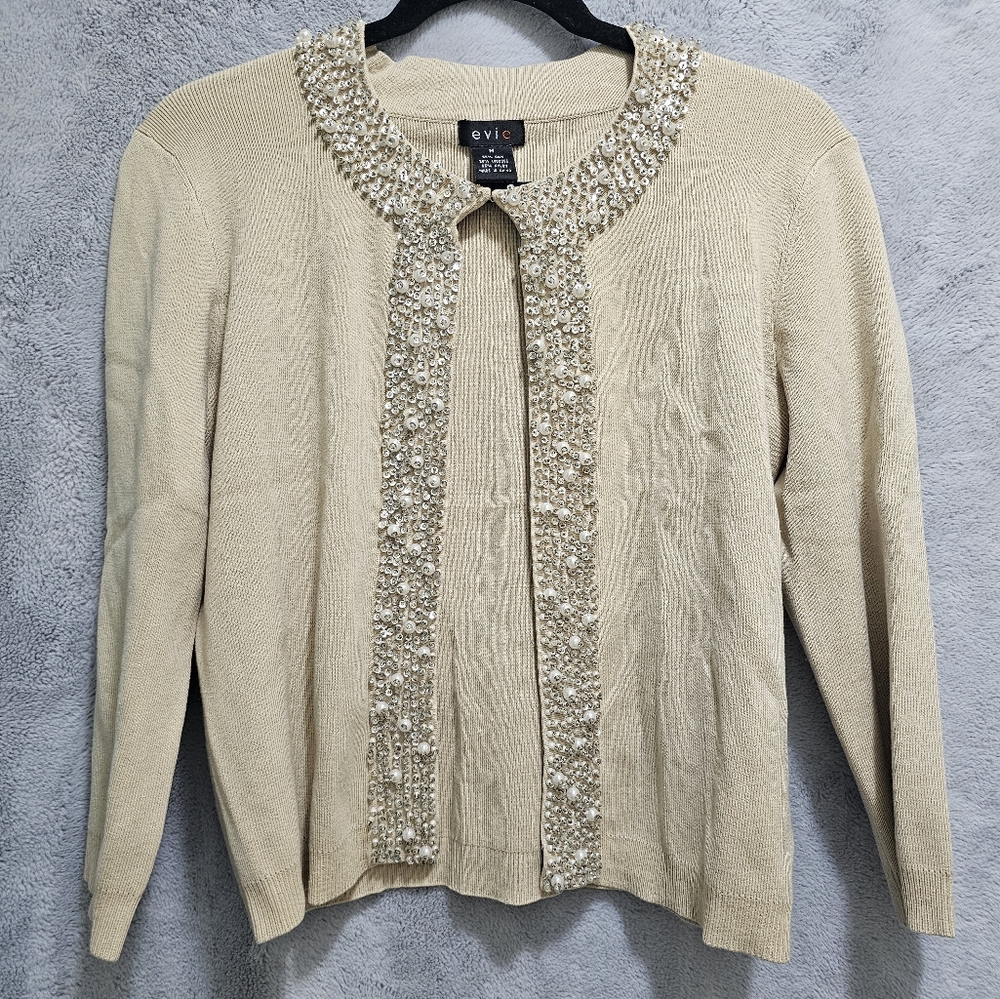 Evie Tan Sweater Size M